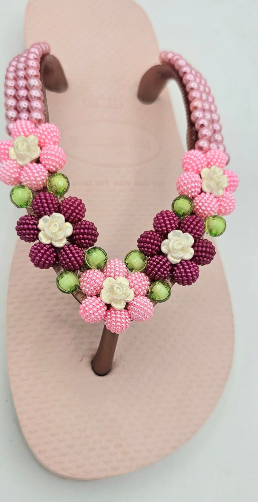 CHINELO BORDADO ROSA BALLET